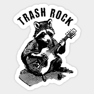 Trash Rock Raccoon Sticker